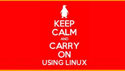 keep calm use linux poster