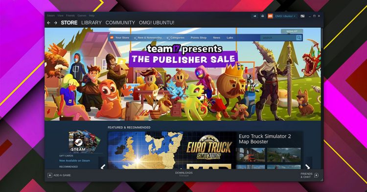 Steam Linux app on Ubuntu