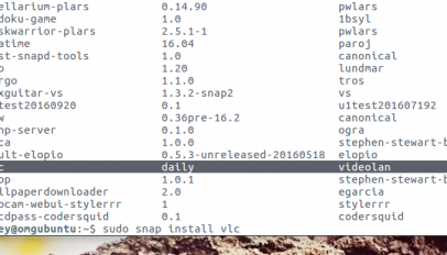 VLC Snap Install
