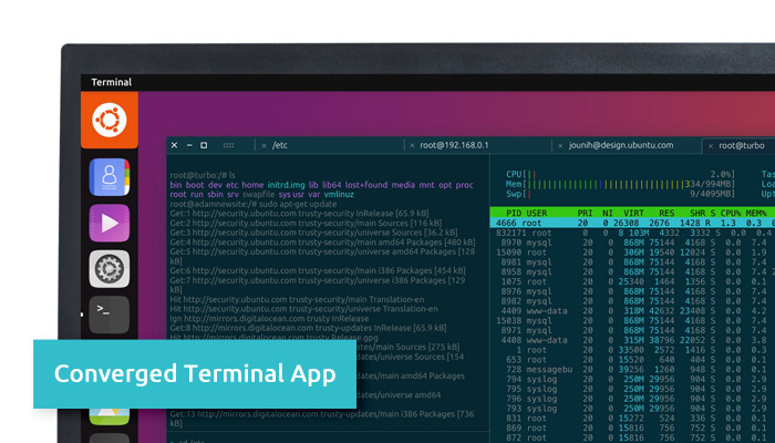Canonical Show Off Converged Terminal App  Design  OMG 