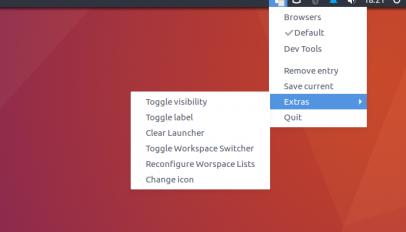 launcher list indicator options