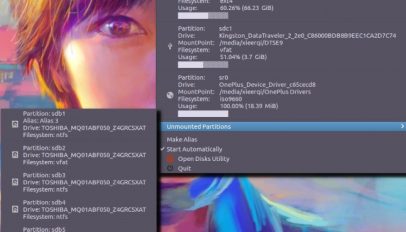 new udisks indicator release