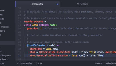 atom text editor screenshot