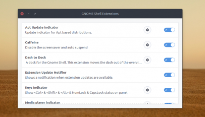 gnome extensions preferences