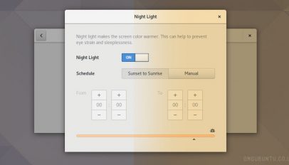 GNOME nightlight