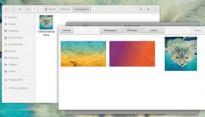 After: the ~/Pictures/Wallpaper directory is used