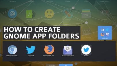 create and add gnome app folders