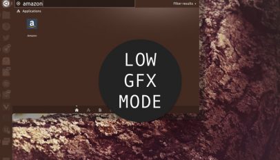 low graphics mode unity 7