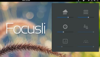 focusli sound extension for GNOME