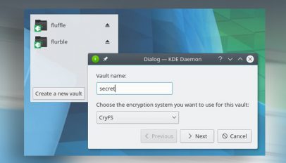 kde plasma vault