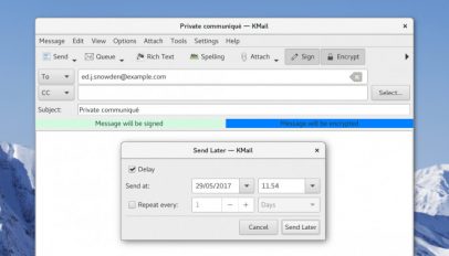kmail opengpg