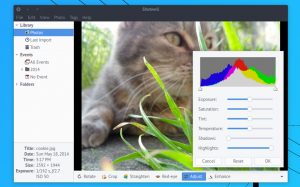 Shotwell photo manager and editor