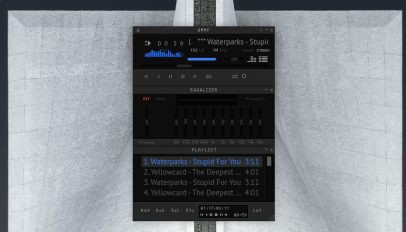 qmmp audio player screenshot