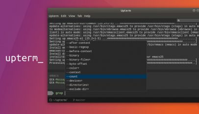 upterm on ubuntu 17.10