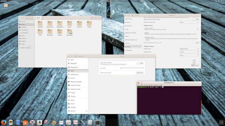 Customised Ubuntu desktop