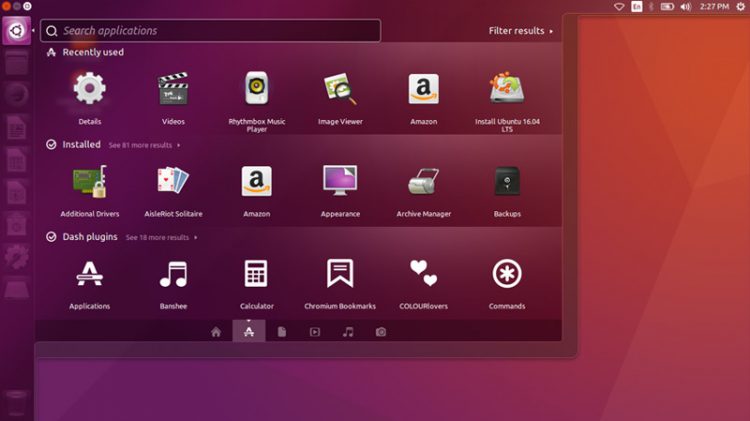 Ubuntu Unity desktop