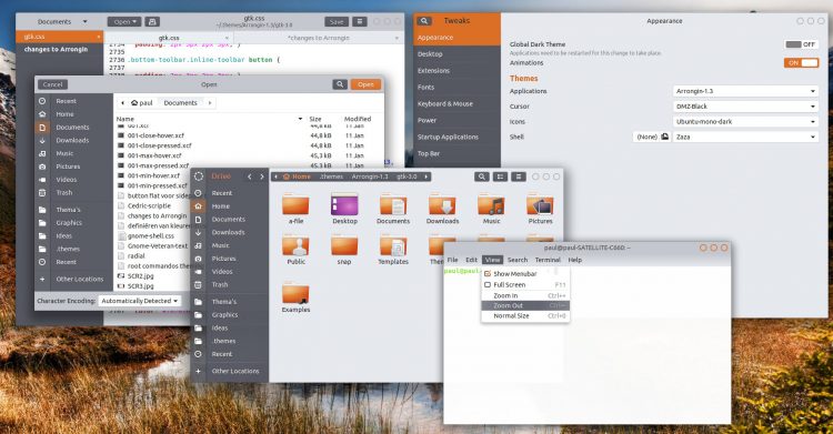 arrongin gtk theme