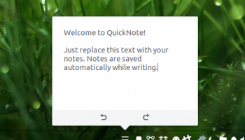 Quicknote budgie applet