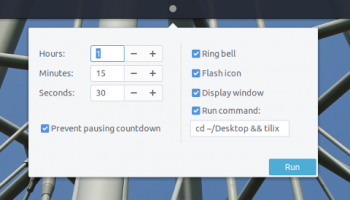 countdown timer budgie applet