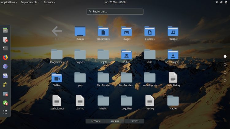 gnome shell file search extension