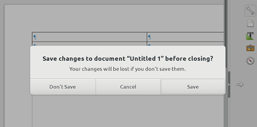 libreoffice gtk dialog -- new