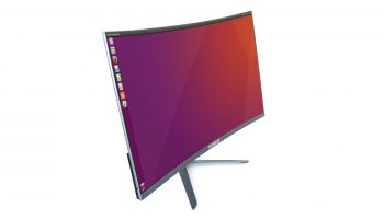 The Slimbook Curve Linux PC running Ubuntu