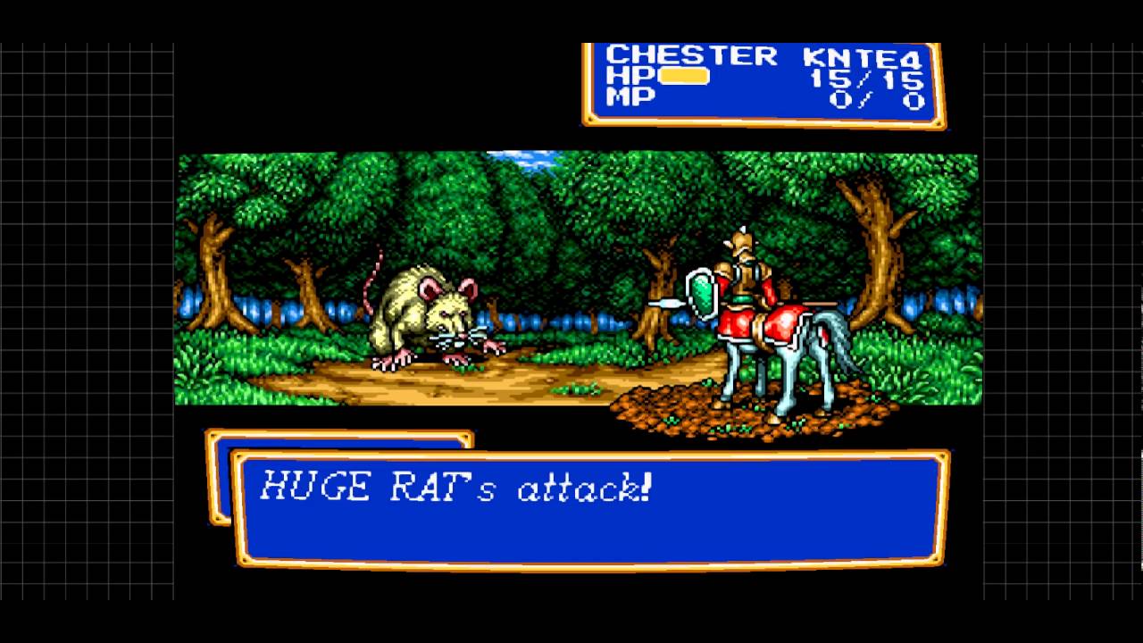 SEGA Genesis mega drive classics: Shining Force RPG