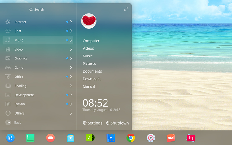 deepin launcher