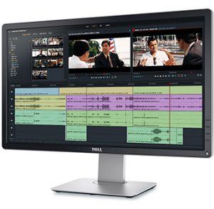 lightworks on a monitor