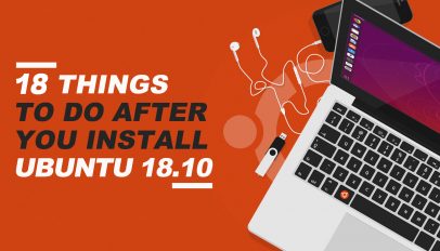 things to do after installing Ubuntu 18.10