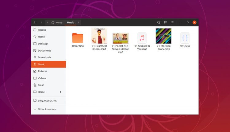 Nautilus file manager