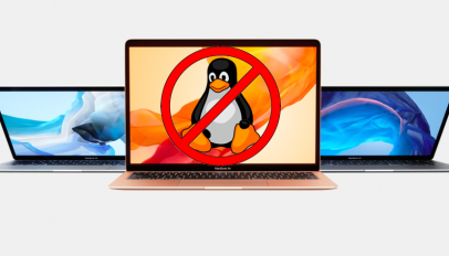 the new apple macbook doesn't let linux boot