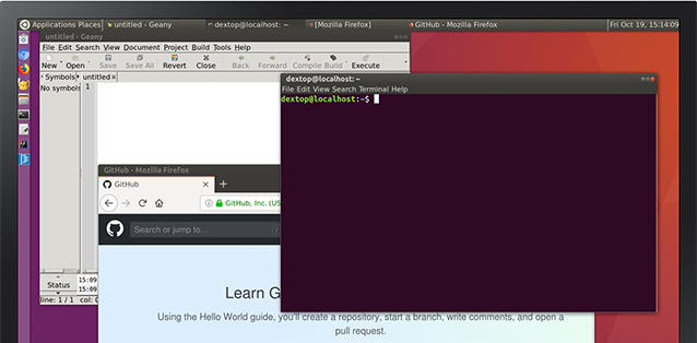 ubuntu desktop on linux on dex