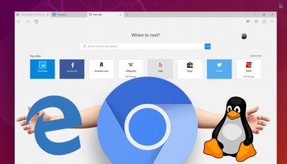 Microsoft edge chromium and linux