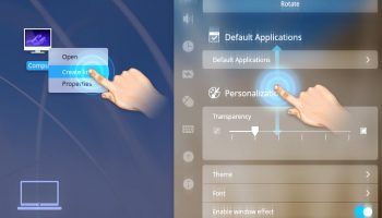 deepin touchscreen support