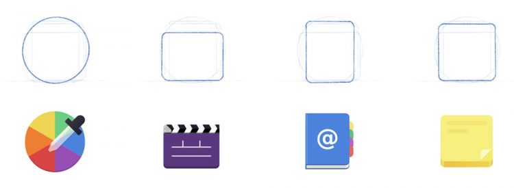 GNOME icon design grid