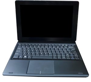 The Pinetab with magnetic keyboard
