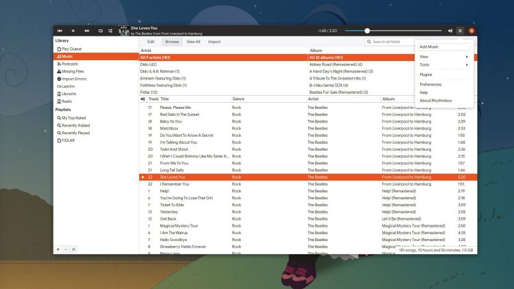 Rhythmbox 3.32