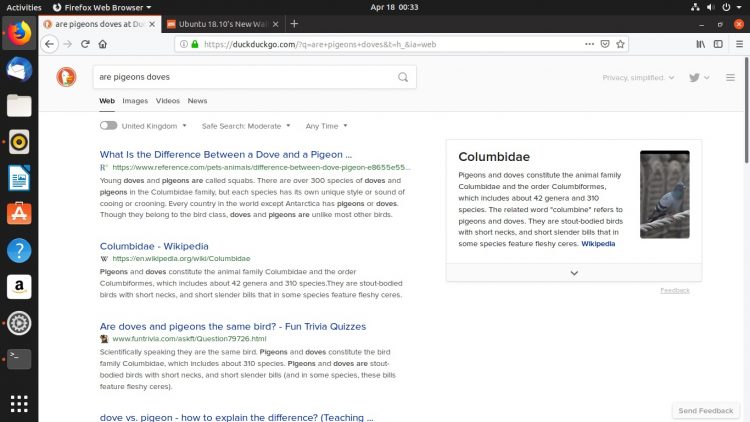 Firefox with header bar enabled on Ubuntu Linux