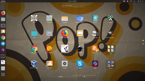system 76 pop os 19.04 desktop screenshot