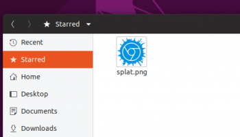 Ubuntu 19.04 lets you favourite files in the nautilus file manager