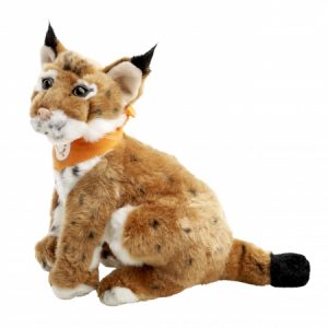 a lynx cat cuddly toy