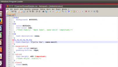 Notepad plus plus on Ubuntu