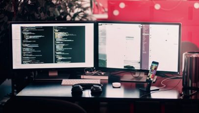 coding workstation from unsplash