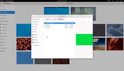 GNOME 3.34 wallpaper picker dialog