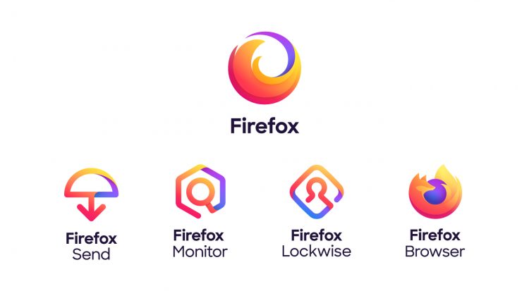new firefox logo family