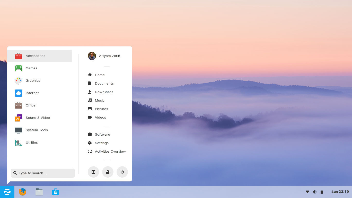 Zorin OS 15 Ultimate screenshot