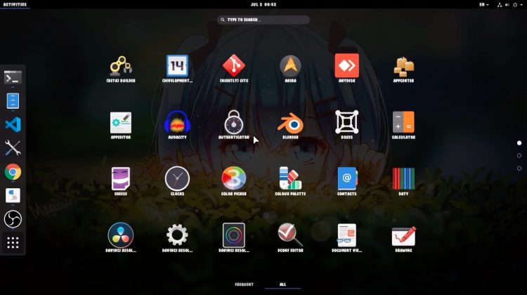 GNOME Applications Grid