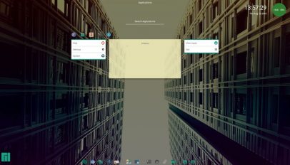a screenshot of the jade desktop environment