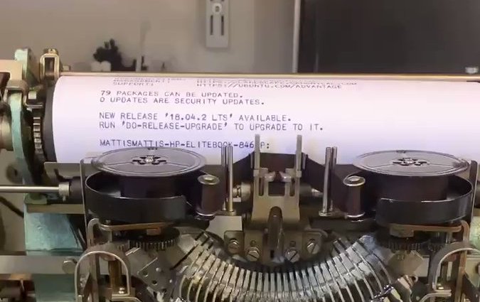 Linux Teletype Machine